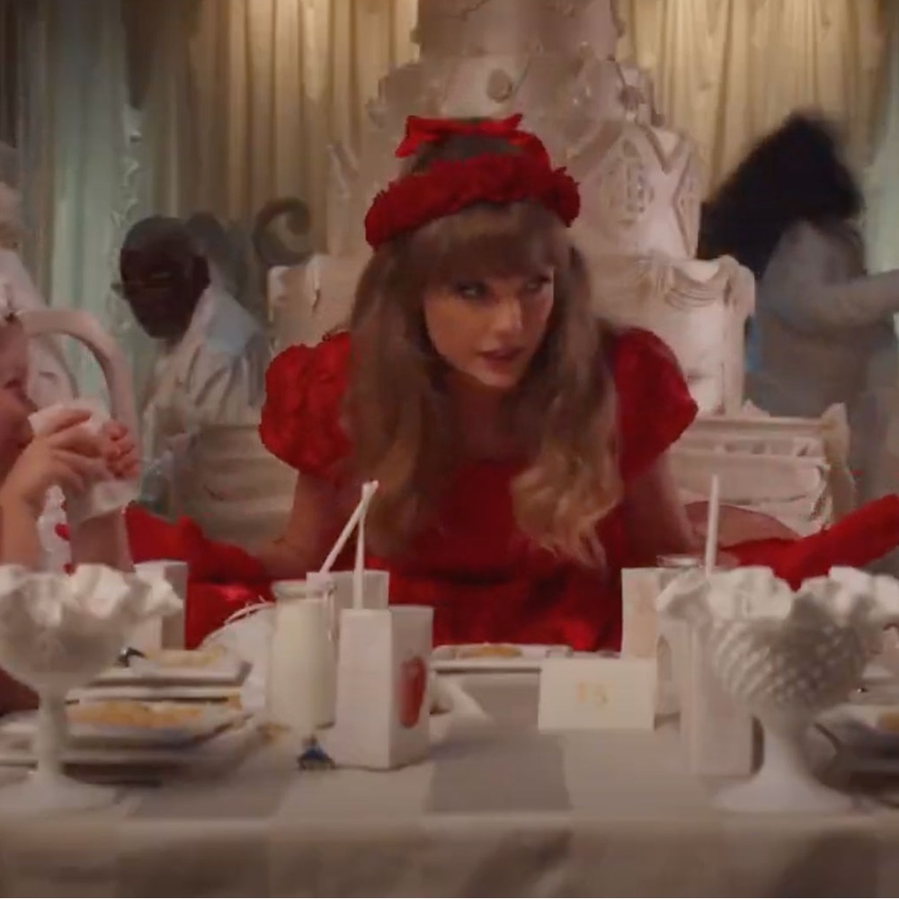 Selkie red silk gauze French puff dress - perfect for eras tour (RED era) xxs - Picture 4 of 8